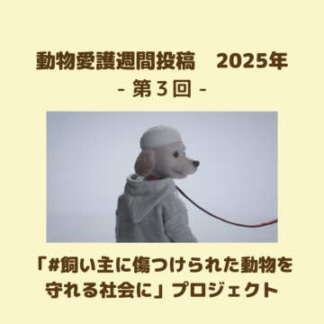 「#飼い主に傷つけられた動物を守れる社会に」プロジェクトのご紹介